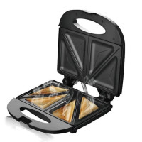 Сендвічниця Hoffmans HM-3003 1000W з швидким нагрівом, антипригарними панелями та компактним дизайном для домашніх перекусів